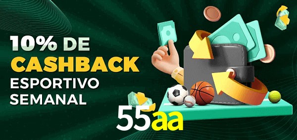 10% de bônus de cashback na 55aa
