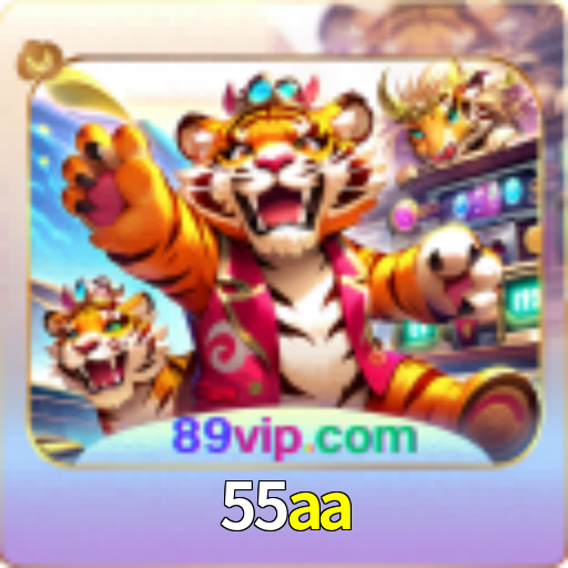 Imagem promocional da 55aa mostrando a plataforma e suas vantagens